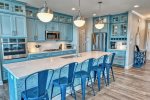 Beautiful gourmet kitchen with seating for 5